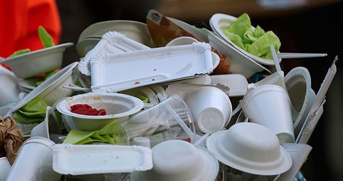 Правительство предложило ввести экологический сбор на одноразовую посуду
