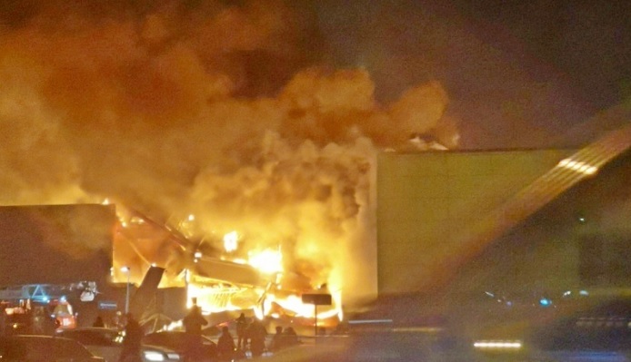 В ТЦ «М5 Молл» в Рязани произошел крупный пожар. Жертв нет