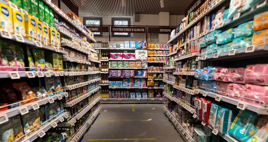 Прирост торговых площадей продуктовых сетей сократился до 15-летнего минимума
