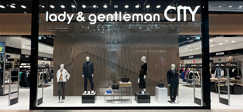 Число магазинов Lady & Gentleman City за год сократилось почти на 40%
