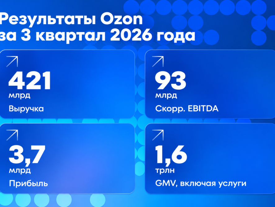 Ozon оценил ущерб от атак дронов в 30,1 млрд рублей